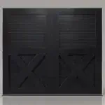 canyon-ridge-louver-design47-solid-black-solo-garage-door