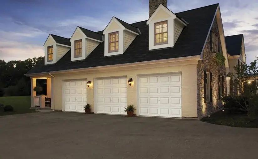 classic-steel-short-elegant-solid-white-garage-door