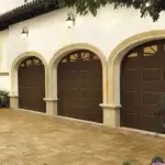 classic-steel-short-elegant-sunset-window-chocolate-garage-door