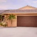 modern-steel-flush-solid-walnut-garage-door